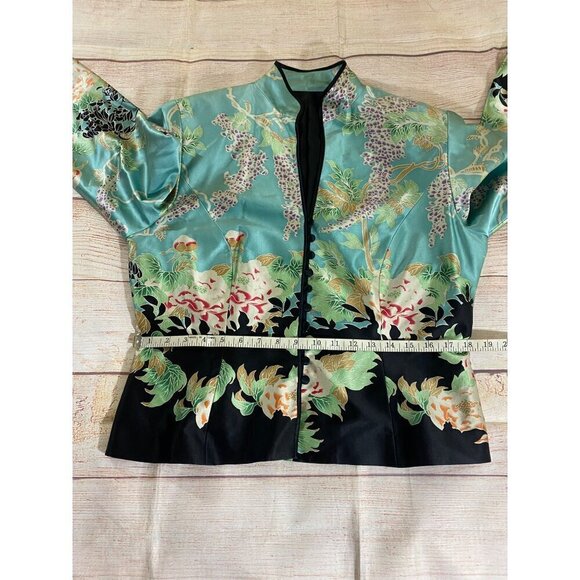 Unbranded Women's 100% Silk Button Front Blazer - Large - Picture 8 of 11